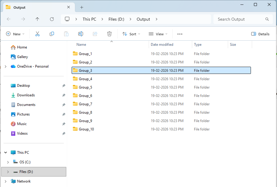 DupGrup screenshot 3