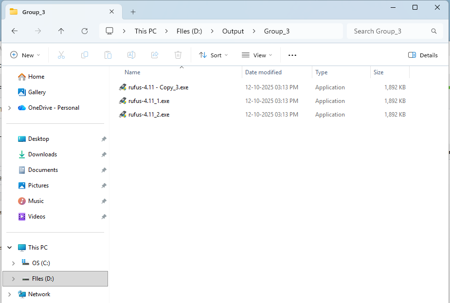 DupGrup screenshot 4