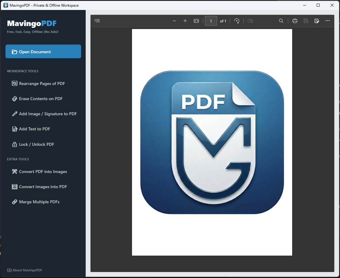 MavingoPDF screenshot 1